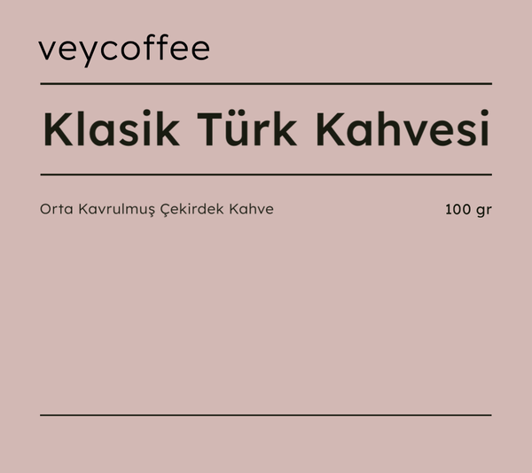 Klasik Türk Kahvesi - Orta Kavrulmuş Çekirdek Kahve