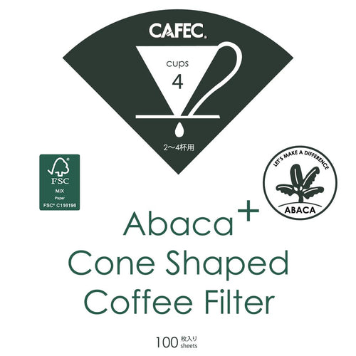 CAFEC Abaca Plus Filtre Kağıdı CUP4 100’lü