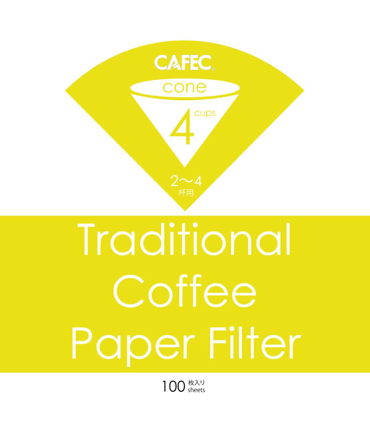 CAFEC Traditional Filtre Kağıdı CUP4 100’lü
