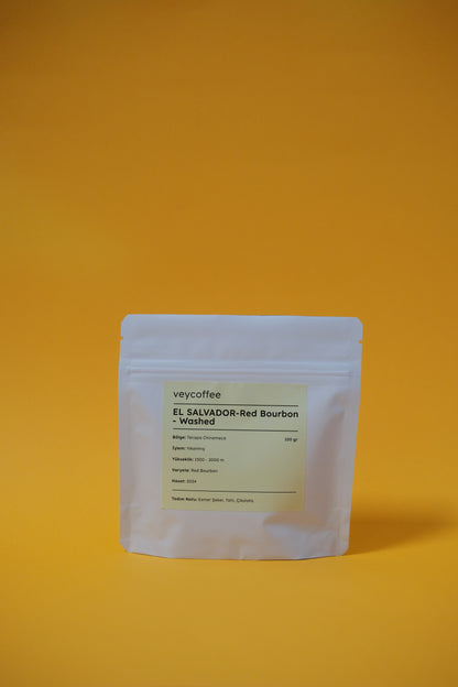 El Salvador Red Bourbon Yıkanmış Kahve Çekirdeği