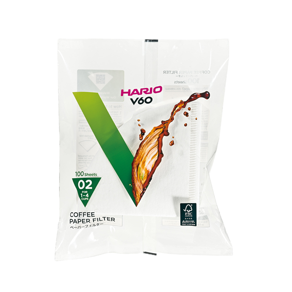 Hario V60-02 Dripper Filtresi 100 Adet