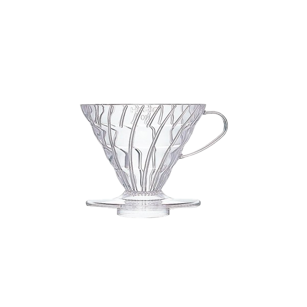 Hario V60-02 Dripper – Plastik Kahve Demleme Ekipmanı